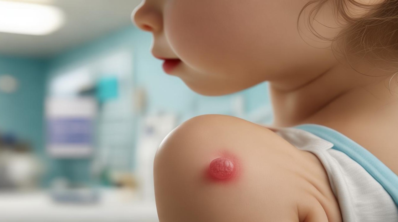 孩子扎完预防针有硬块，孩子扎完预防针有硬块正常吗-图1
