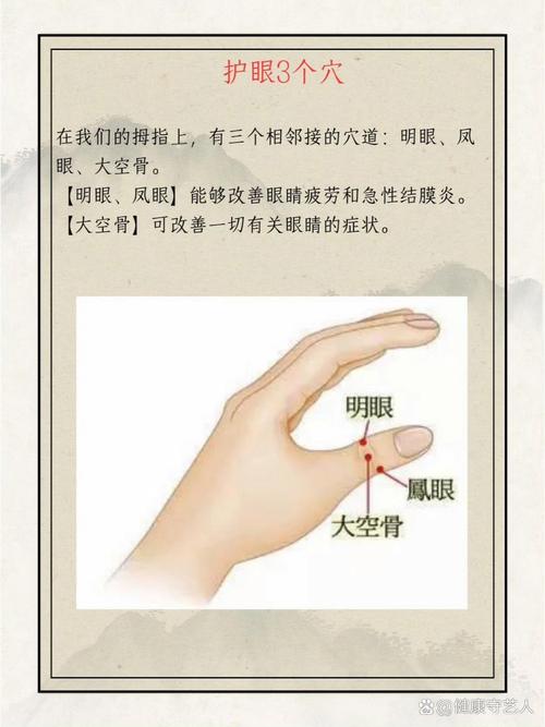 玻璃晶体浑浊 穴位按摩