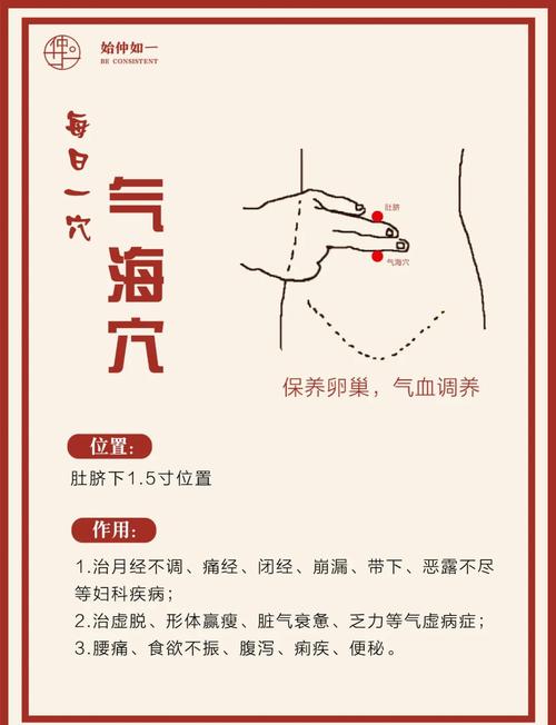 气海 关元 穴位的作用