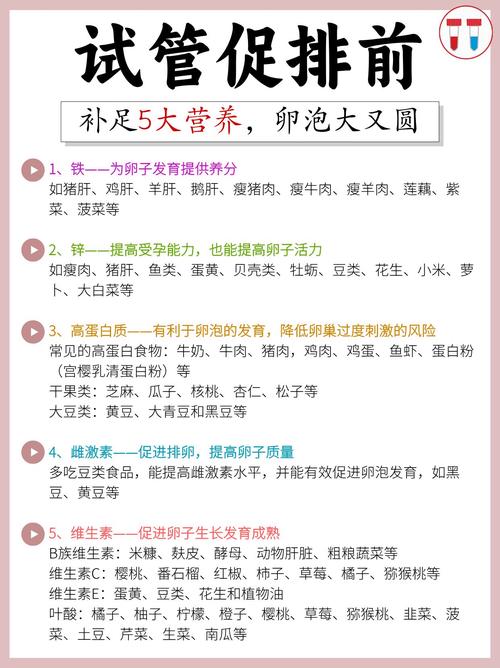 打促排针的饮食和注意事项