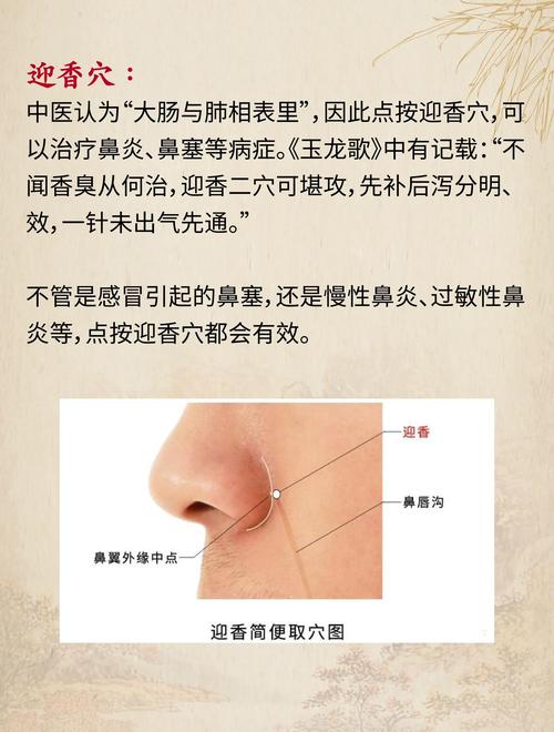 按摩穴位 止鼻血