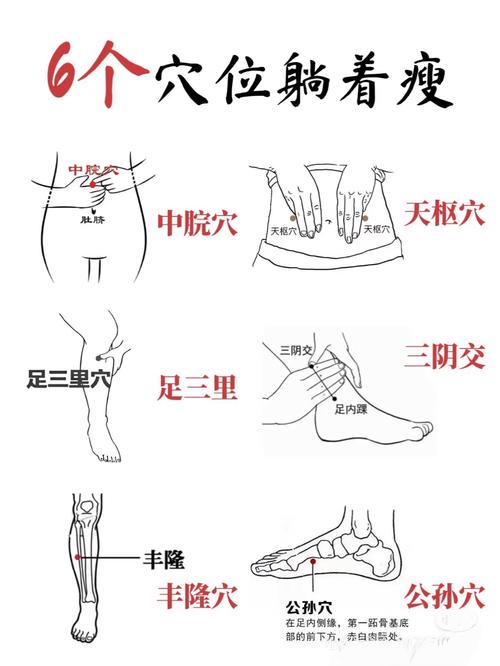 按摩四个穴位能快速减肥