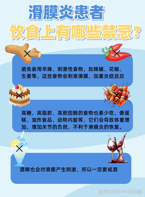 急性滑膜炎饮食注意饮食