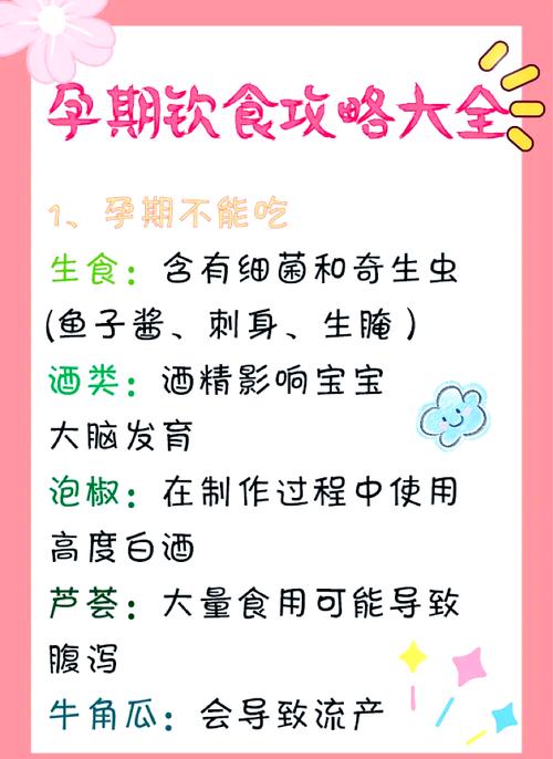 怀孕期间要注意那些饮食