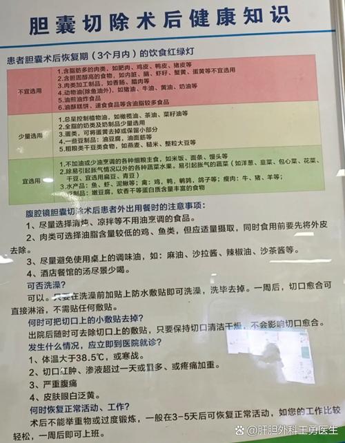 胆囊切除后饮食注意事项