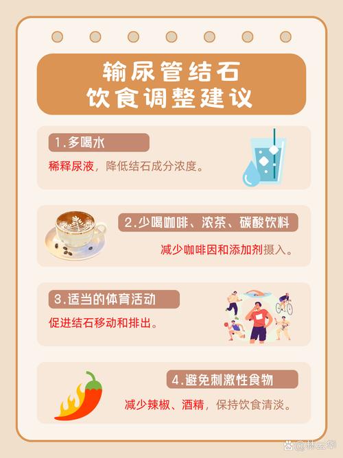输尿管结石饮食注意什么