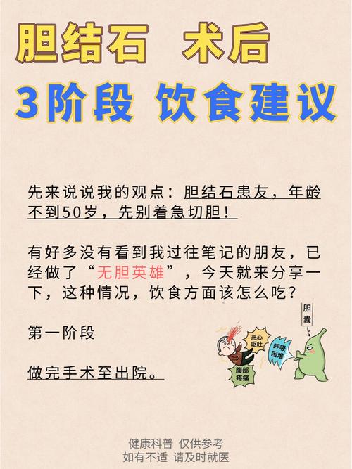 胆结石微创手术后的饮食
