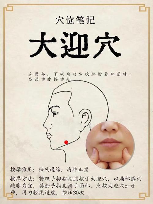 人迎 大迎 两处穴位