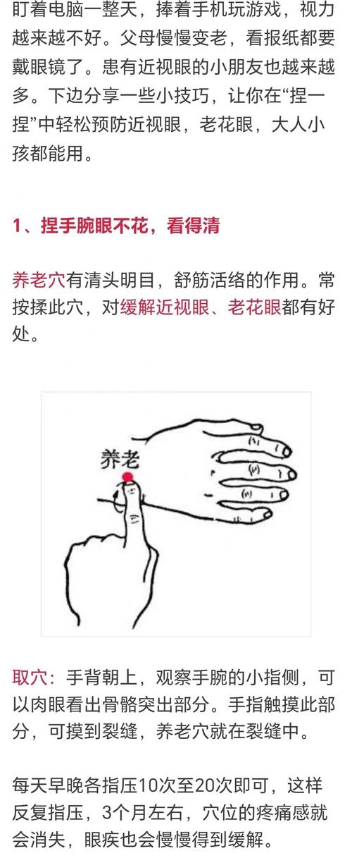 老年保健按摩主要穴位