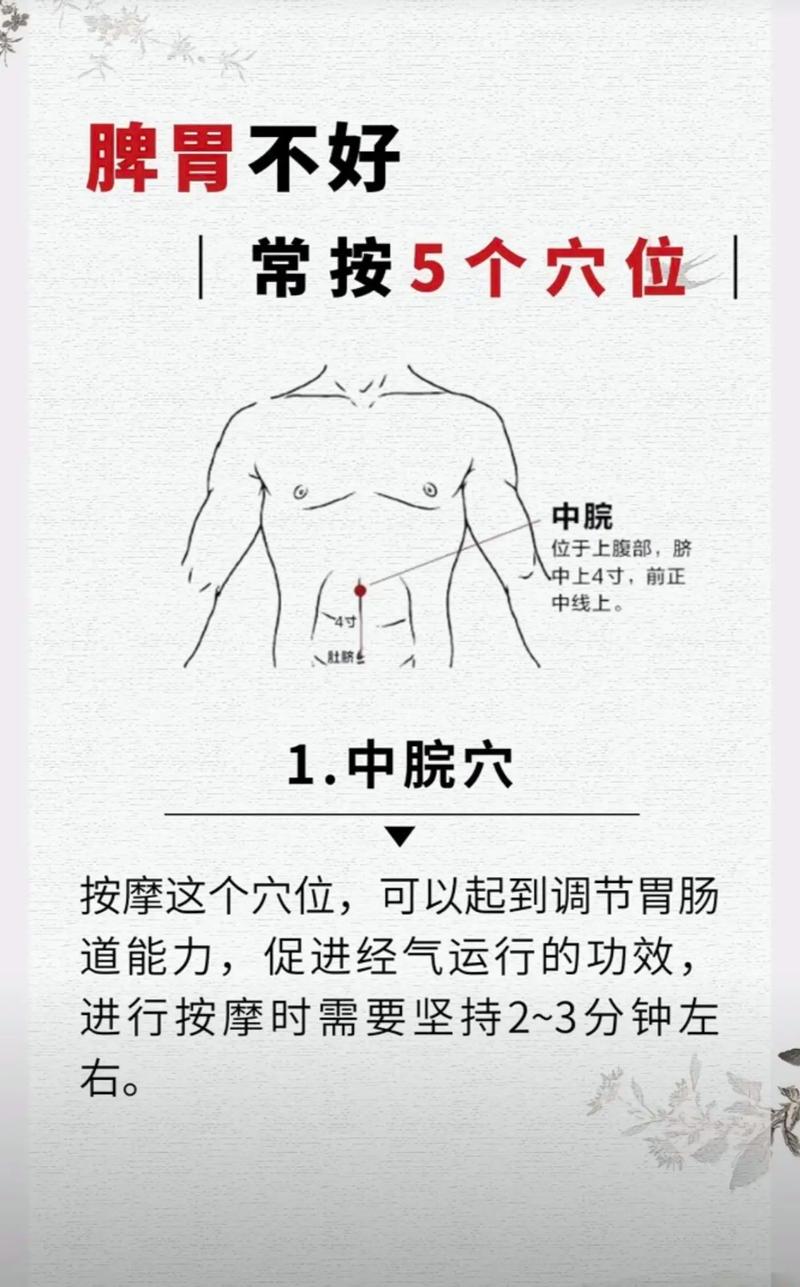 健脾养胃按摩穴位视频