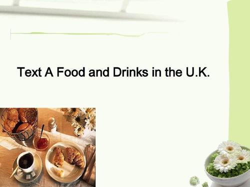 英国饮食文化英文ppt