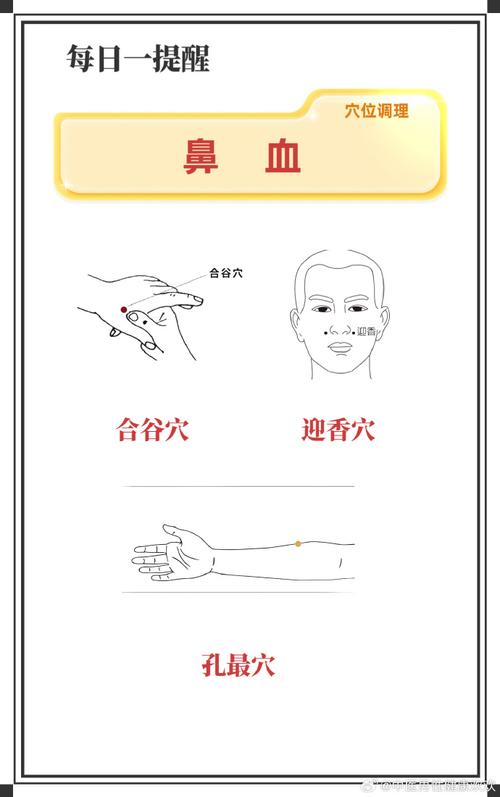 哪个穴位可以止住鼻血