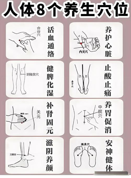 身体僵硬紧绷穴位按摩