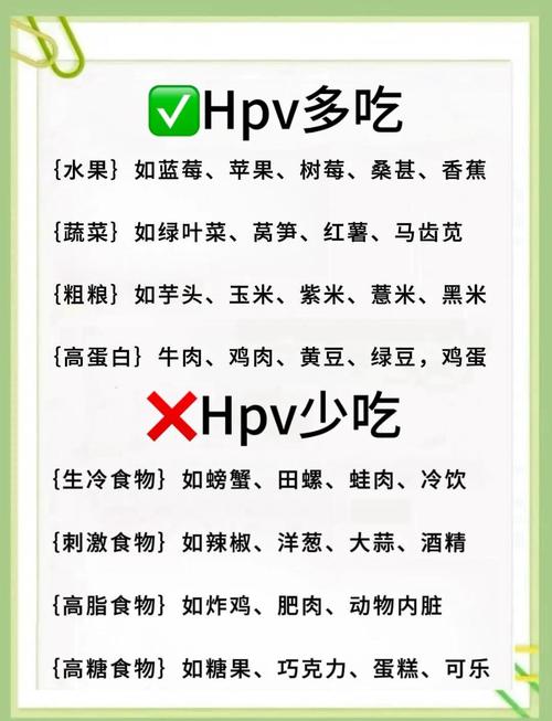 hpv阳性饮食注意什么