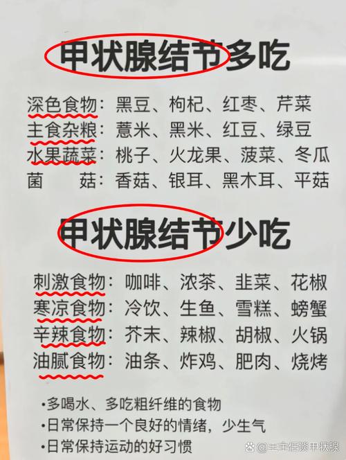 甲状腺结节饮食注意哪些