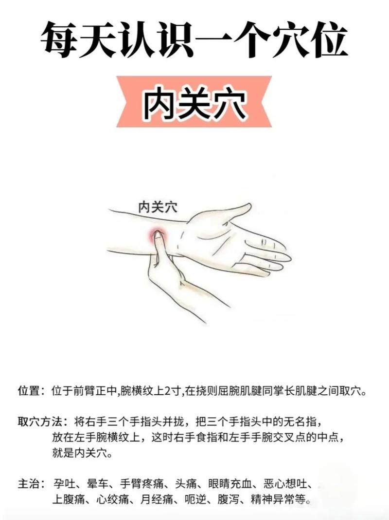 晕车应该点按哪个穴位