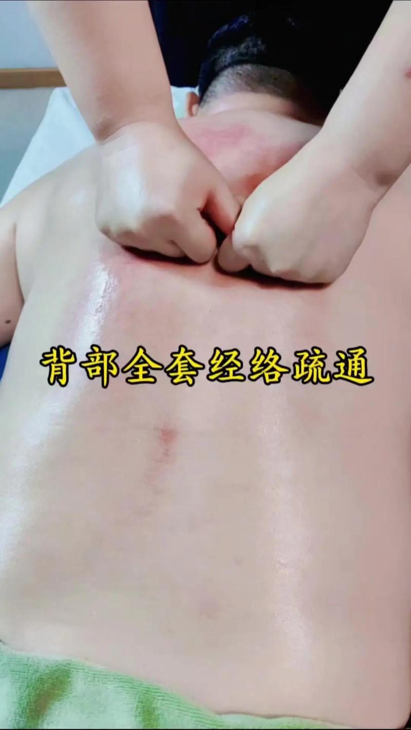 美容背部穴位按摩图片