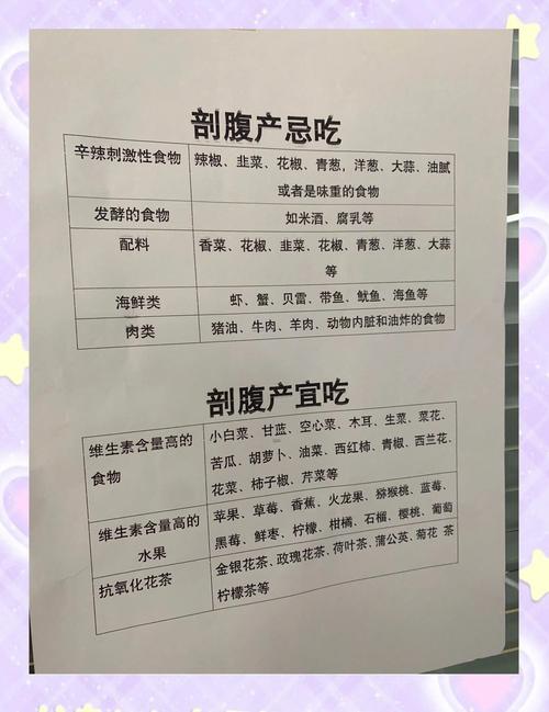 剖腹产产后第二周饮食