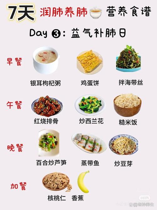 肺结核病人的饮食食谱