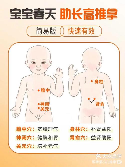小孩刺激哪个穴位长高