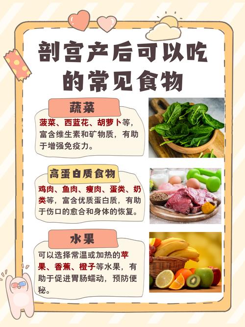 剖腹产后一周饮食禁忌