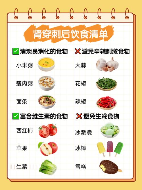 肾穿后的饮食注意事项