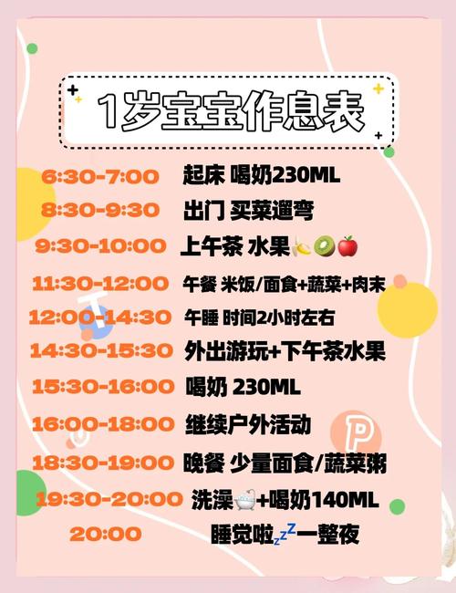 一岁多的宝宝饮食作息