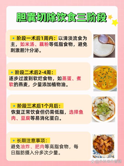 胆囊切除后饮食吃什么
