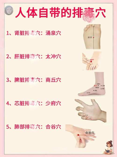 去豆豆按什么穴位排毒