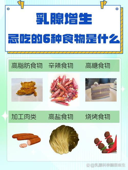 男性乳腺增生生活饮食