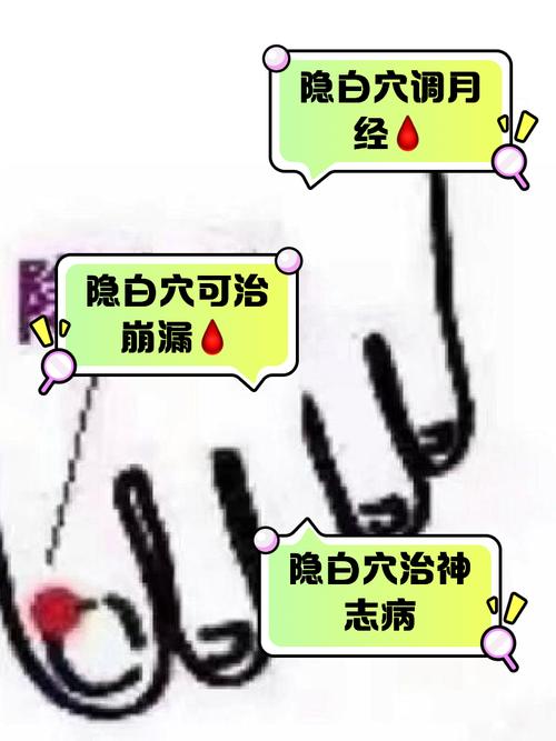 隐白穴位位置图及功效