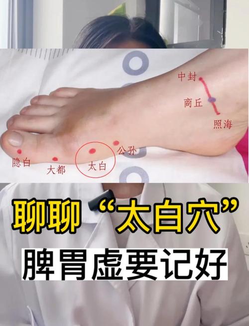 太白穴位位置图和作用