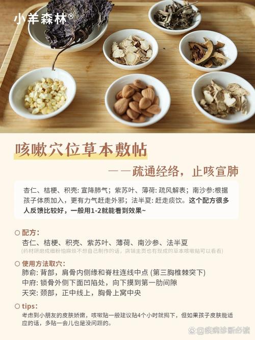 咳嗽穴位贴中药成分