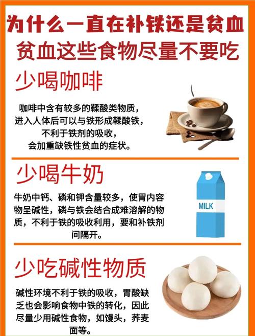 中度贫血饮食注意什么