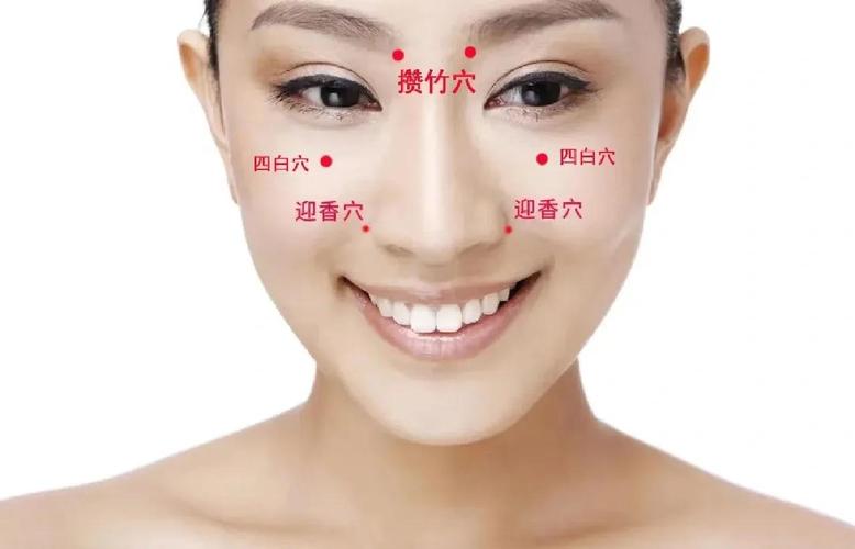 鼻部保健穴位图迎香