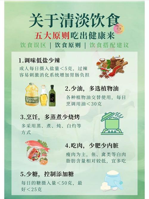 附近那里有清淡的饮食