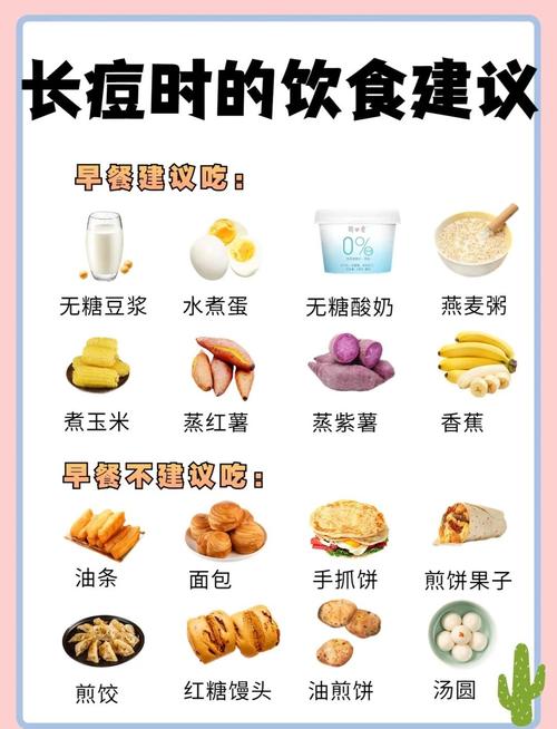 脸上长痘饮食注意什么