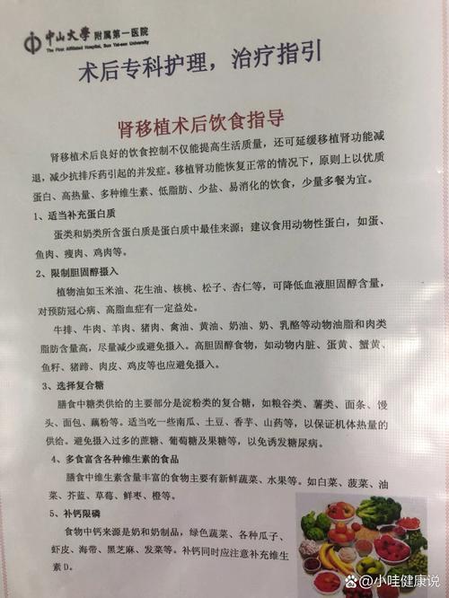 肾脏摘除术后饮食护理