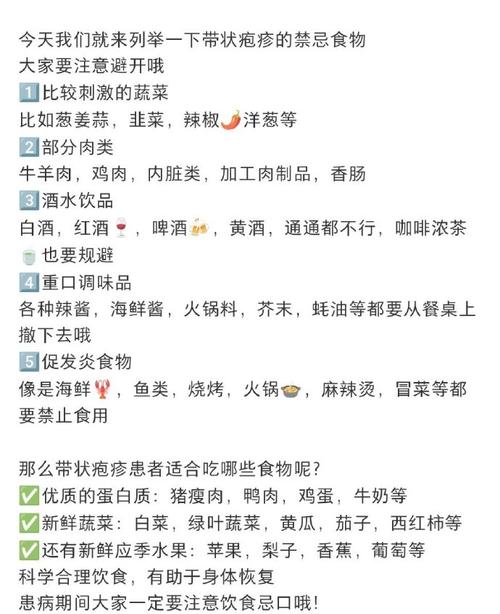 带状疱疹中医饮食食谱