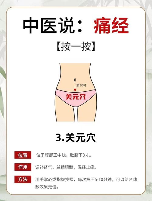 痛经的穴位按摩治疗