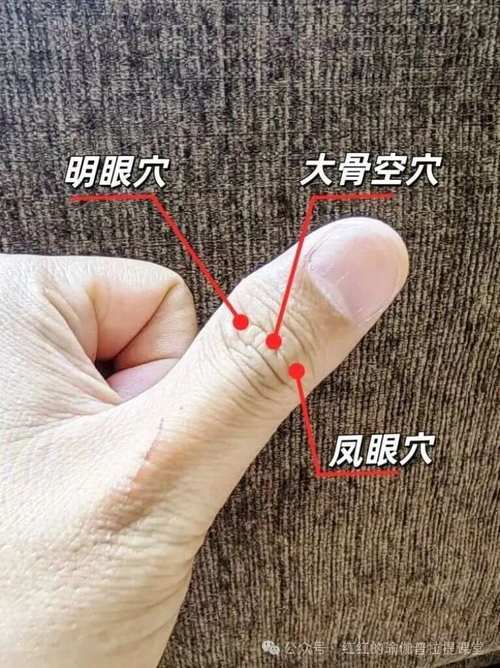 可以治疗花眼的穴位