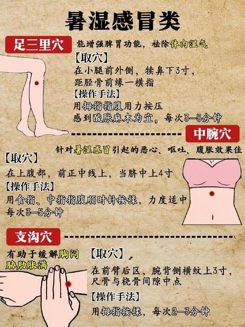 治疗感冒的按摩穴位