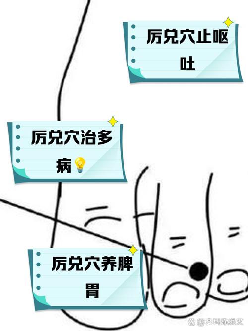 厉兑穴位功效图视频
