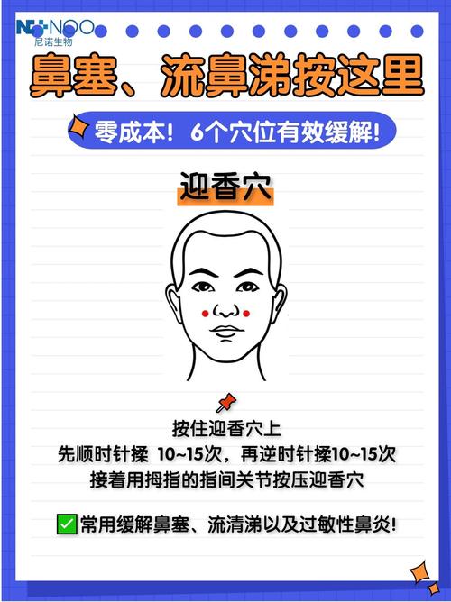 鼻子通气按什么穴位