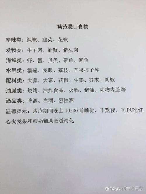 痔疮患者饮食注意事项