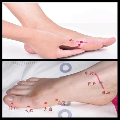 公孙 太白穴位置图