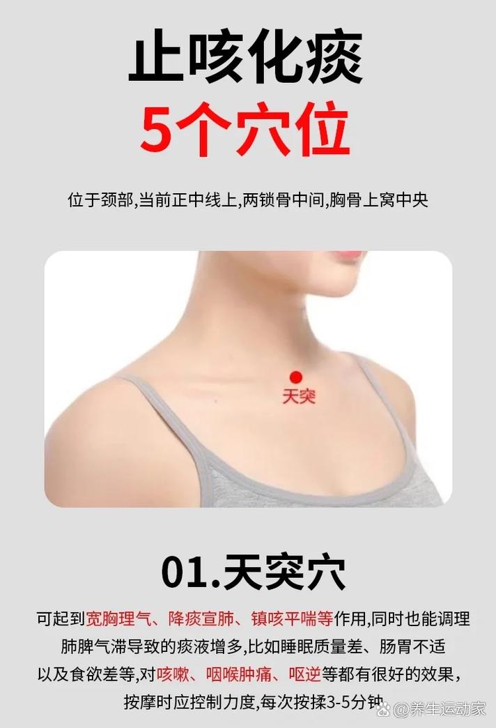 儿童咳嗽穴位贴哪里