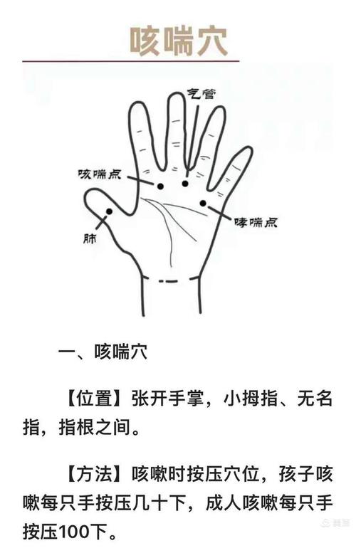 突然气喘按哪个穴位