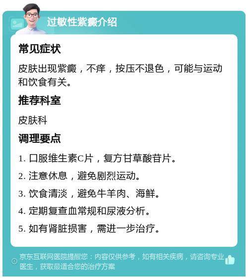 过敏性紫癜的中医病名